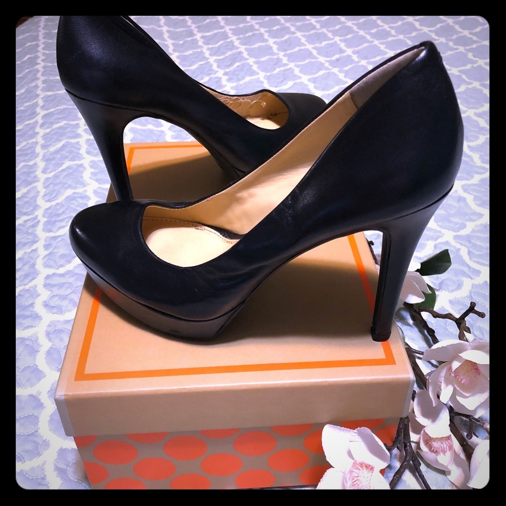 Gianni Bono Black Platform Pumps